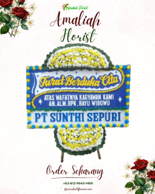 Papan Bunga Duka di Lunang